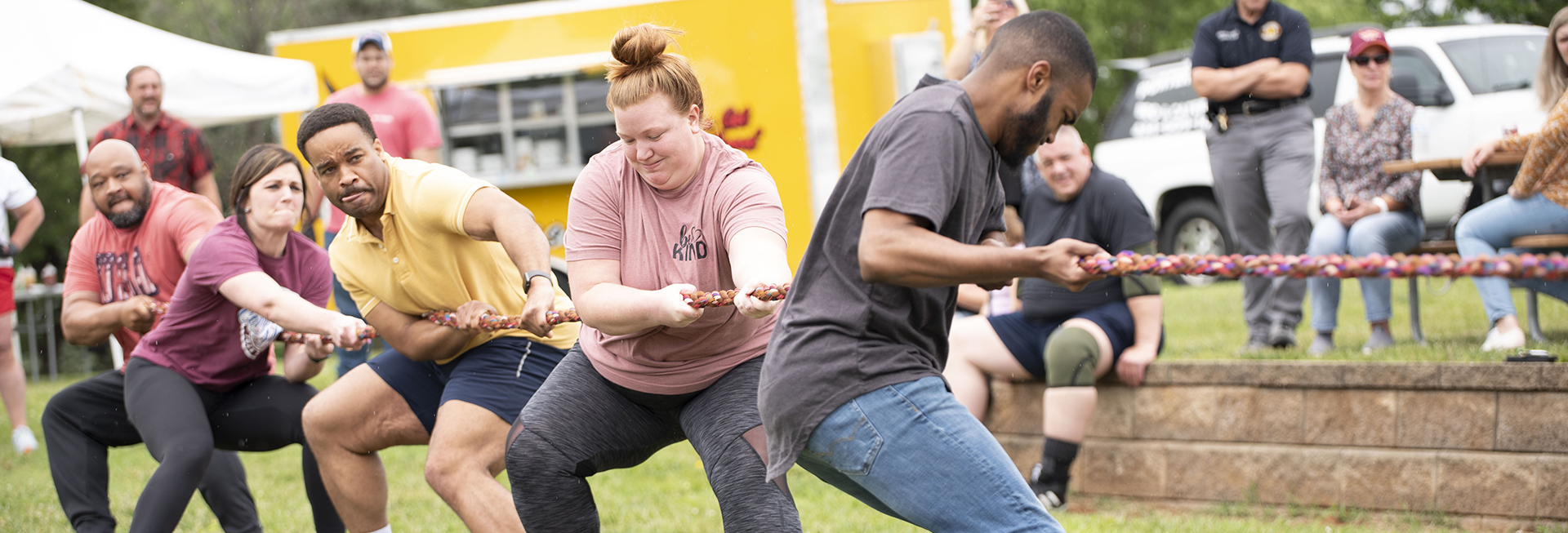 Tug of War Competition at Bedford County Employee Event in 2024