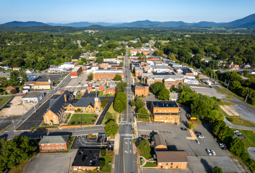 Downtown Bedford in 2024