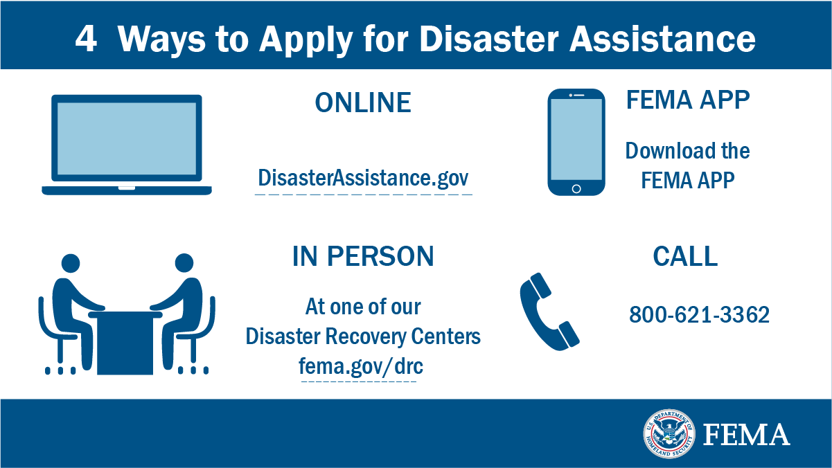 4 ways to apply for FEME emergency assistance