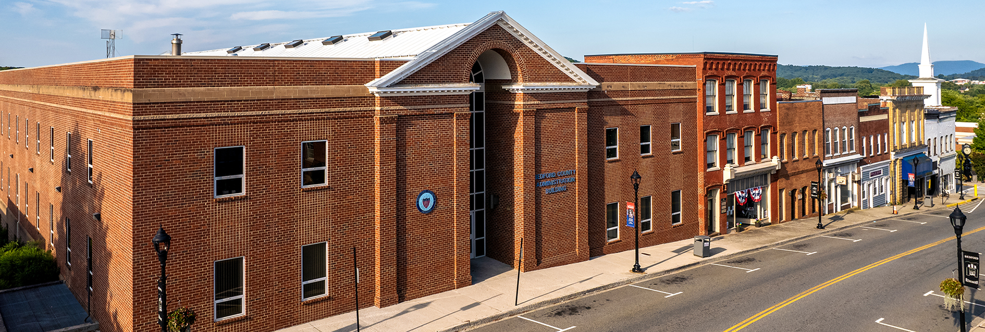 County Administration Building in Downtown Bedford