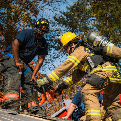 Bedford County firefighters train