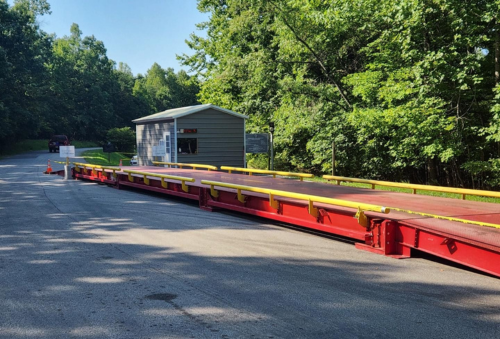 New, temporary scale installed at Waste Management Facility